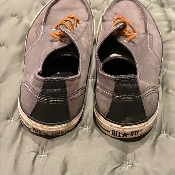 Converse Men's Charcoal and Tan Sneakers - Picture 4 of 6